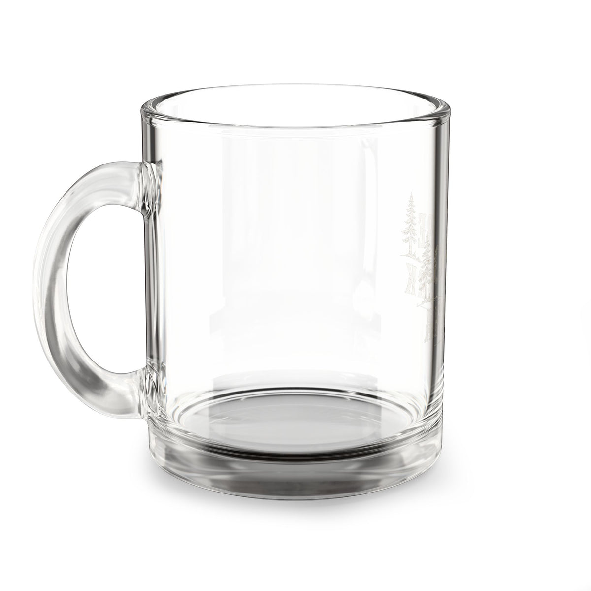 Glass Mug, 10oz Milo Bailey Dog Dad Mom Glass Mug, 10oz
