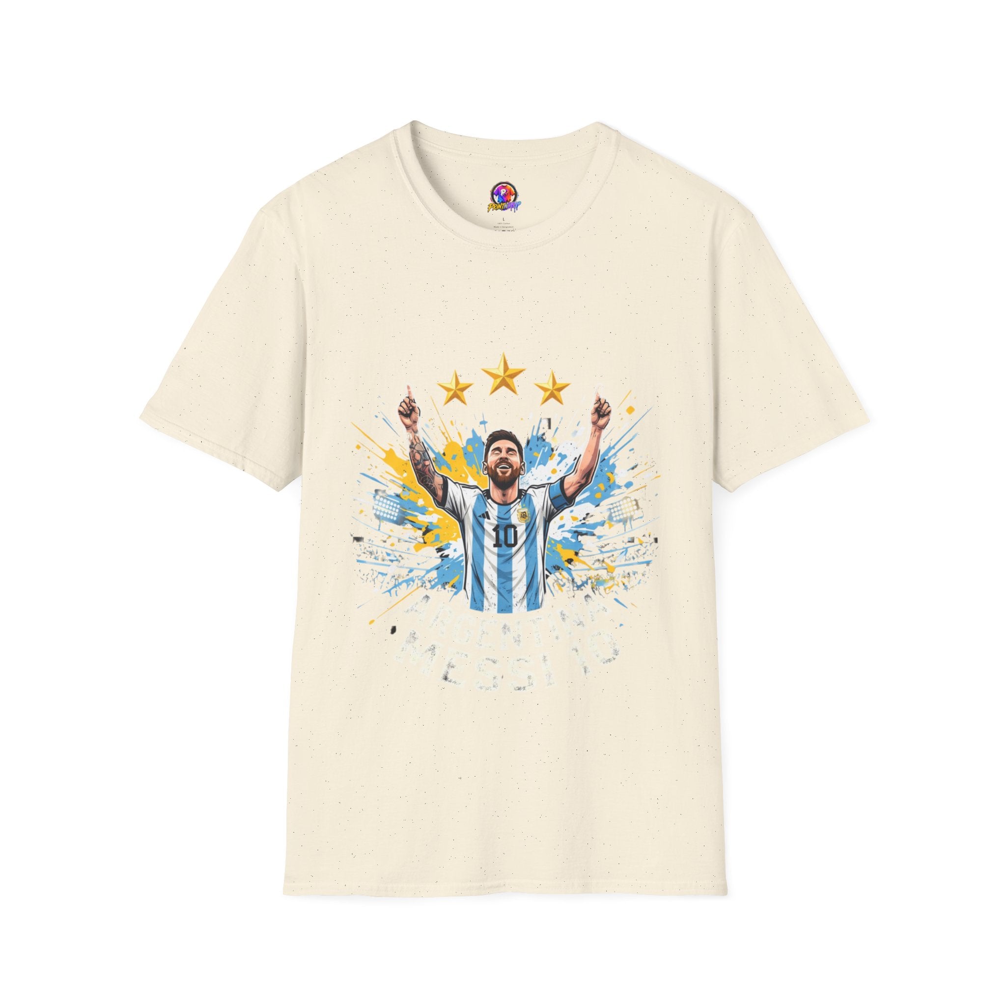 Argentina Messi  Soccer T‑Shirt — Argentina Messi 10 Fan Tee