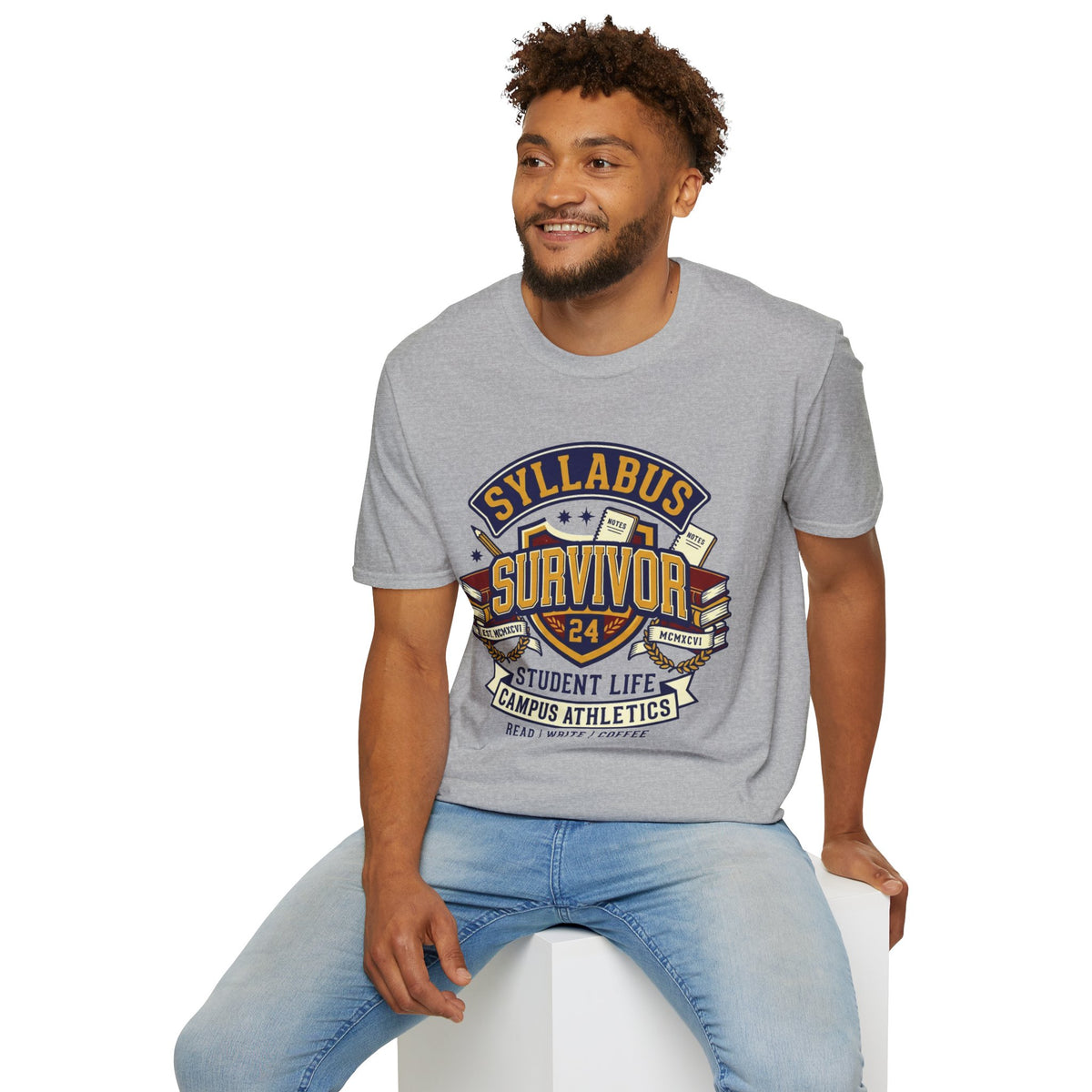 Syllabus Survivor T‑Shirt — College Student Graduation & Back-to-School Tee - Trending Now - August 2026