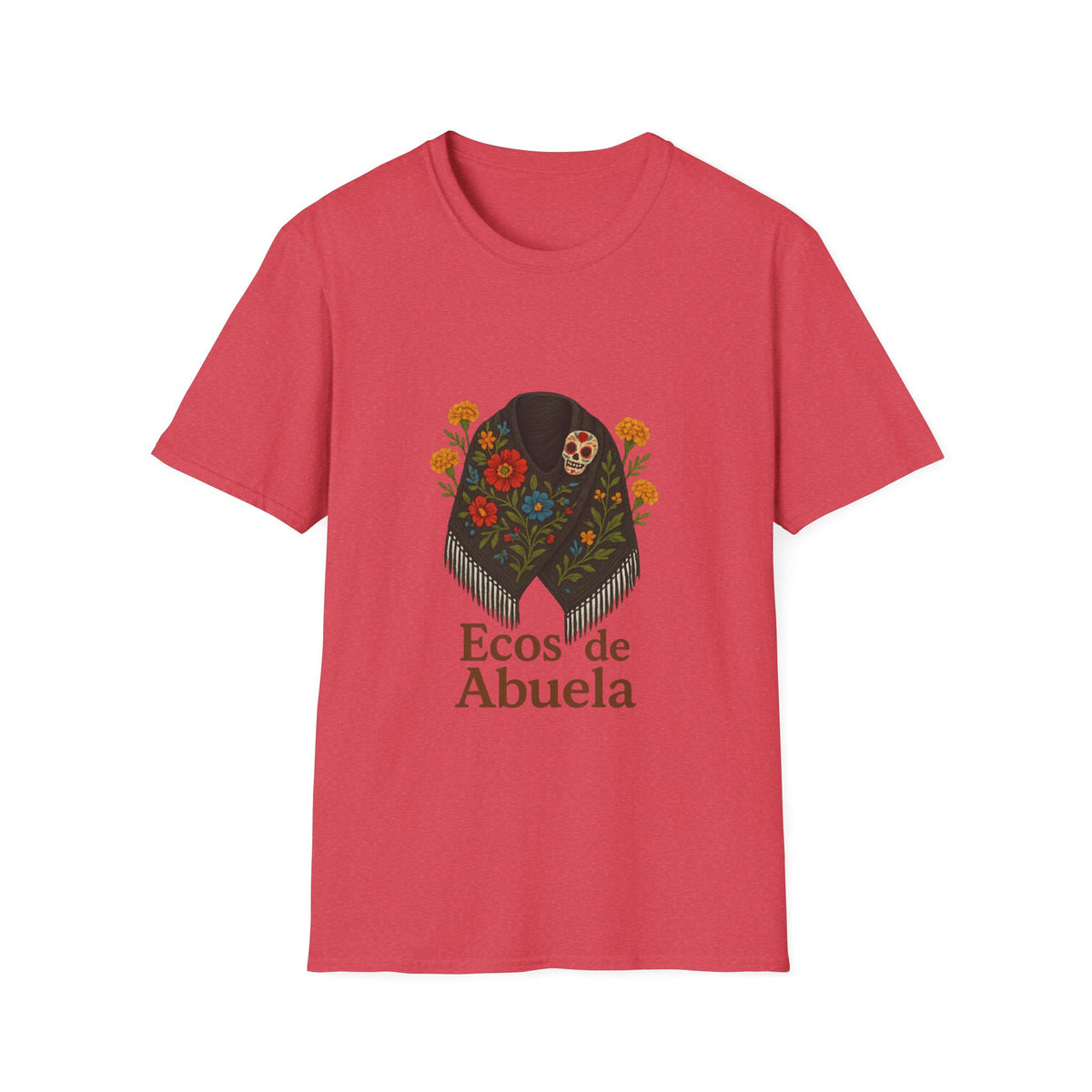 'Ecos de Abuela' Floral Graphic T-Shirt — Spanish Grandma Gift - Trending Now - October 2026
