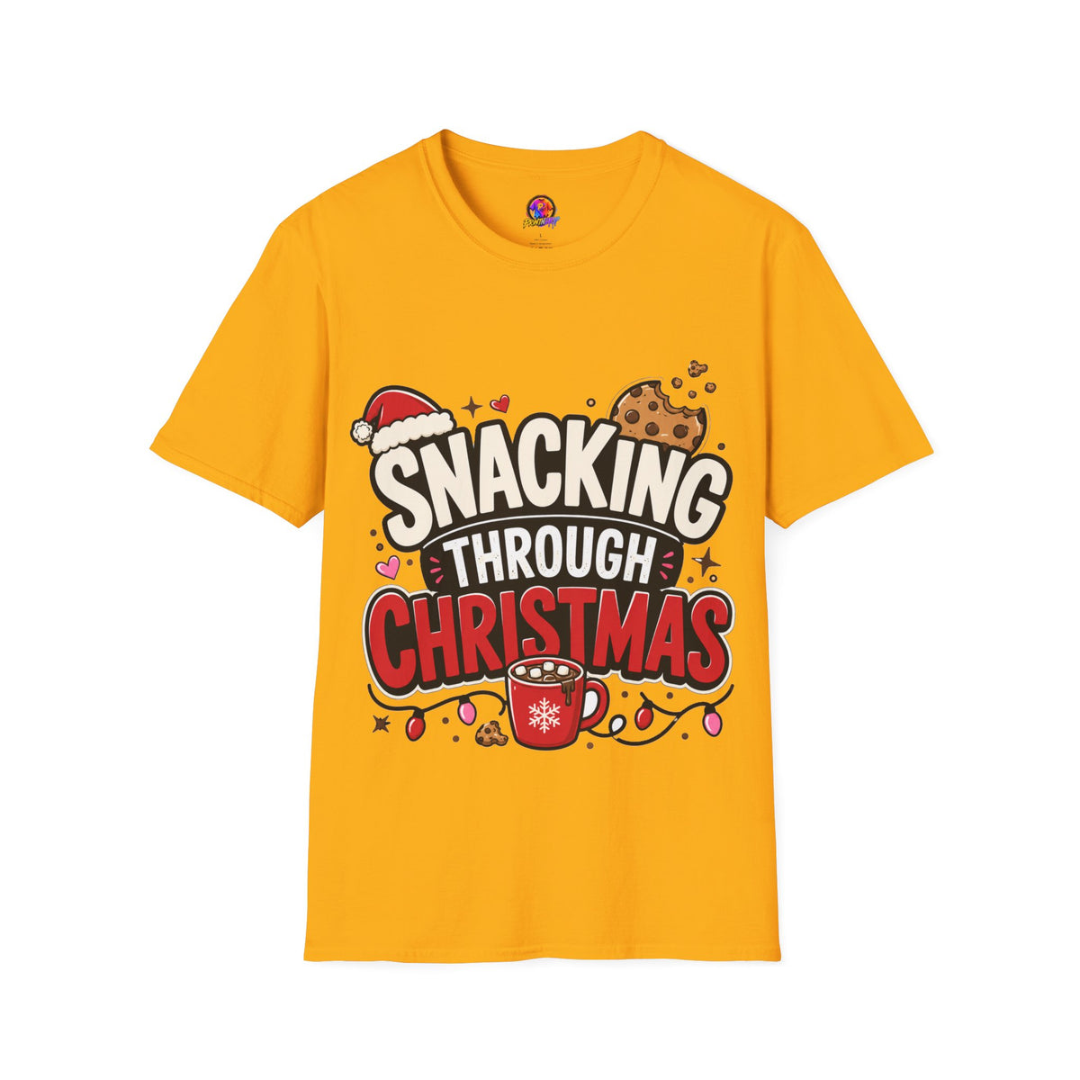 Snacking Through Christmas T-Shirt — Funny Holiday Cookie Tee