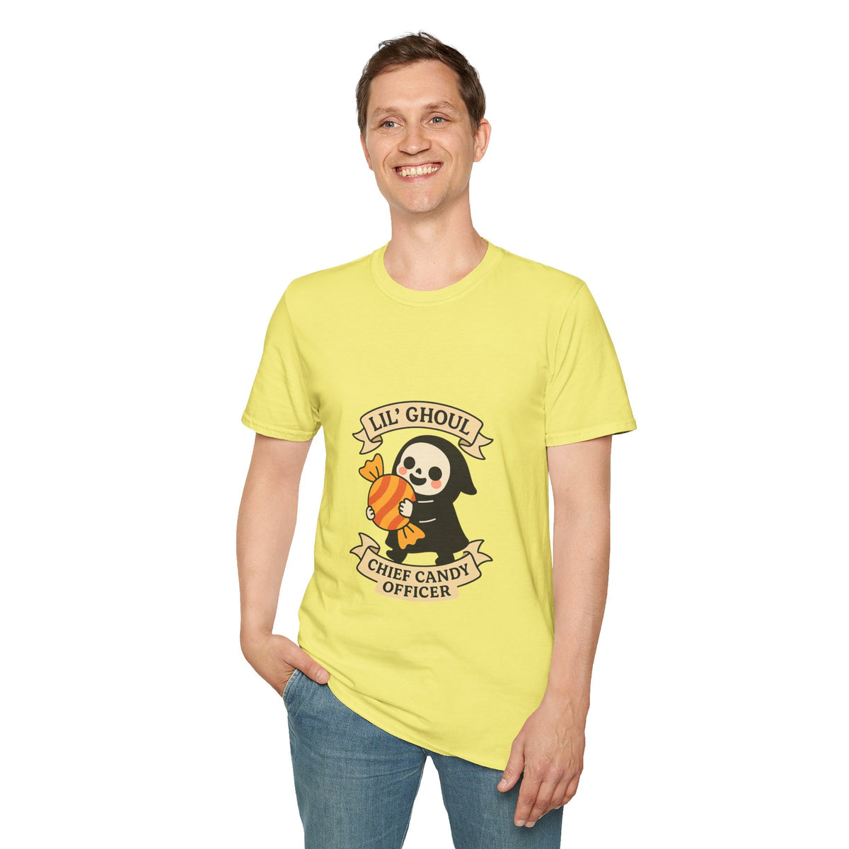 T-Shirt — 'Lil' Ghoul' Trick-or-Treat Candy Officer Halloween Tee - Trending Now - October 2026