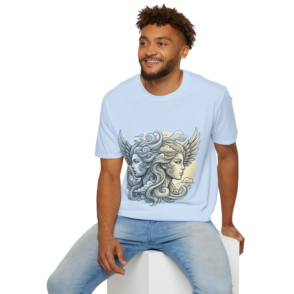 Gemini Zodiac Unisex Softstyle T-Shirt