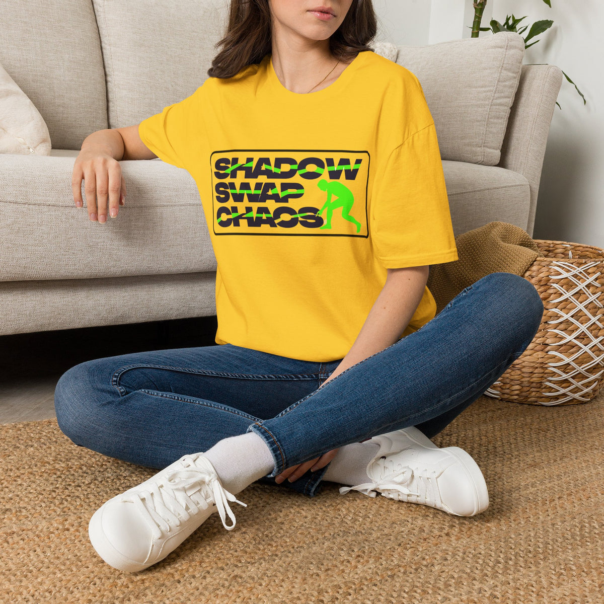 Shadow Swap Chaos T‑Shirt — Retro Neon Graphic Tee - Trending Now - August 2026