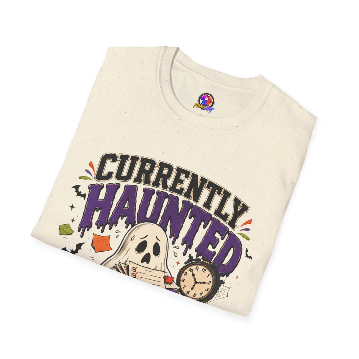 Halloween Currently Haunted Unisex Softstyle T-Shirt
