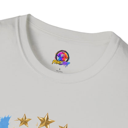 Argentina Sky Blue Magic Soccer T-Shirt — Argentinian Football Player Graphic Tee
