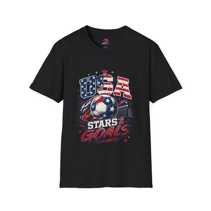 USA Stars & Goals Soccer T-Shirt