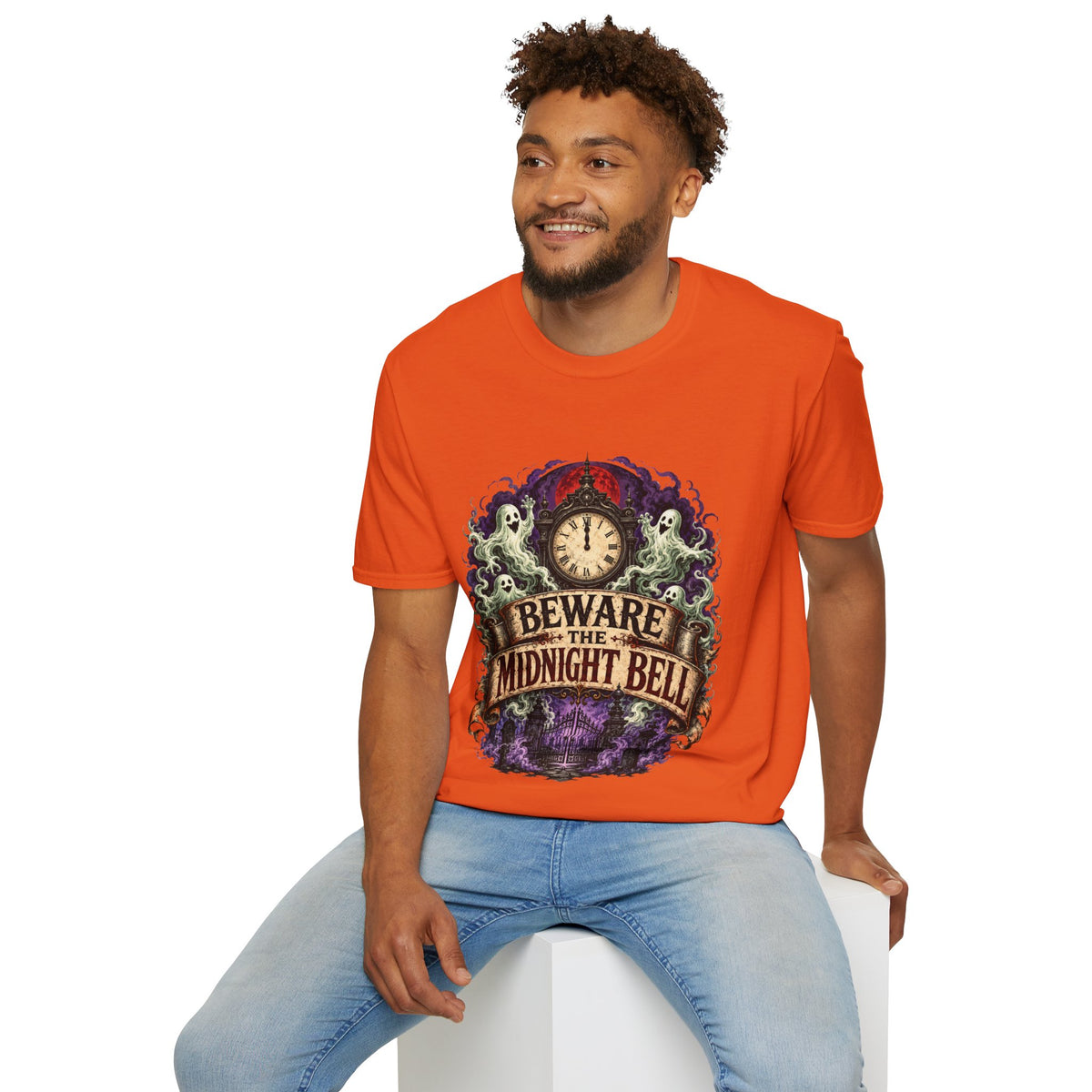 Halloween Beware Of Midnight Unisex Softstyle T-Shirt