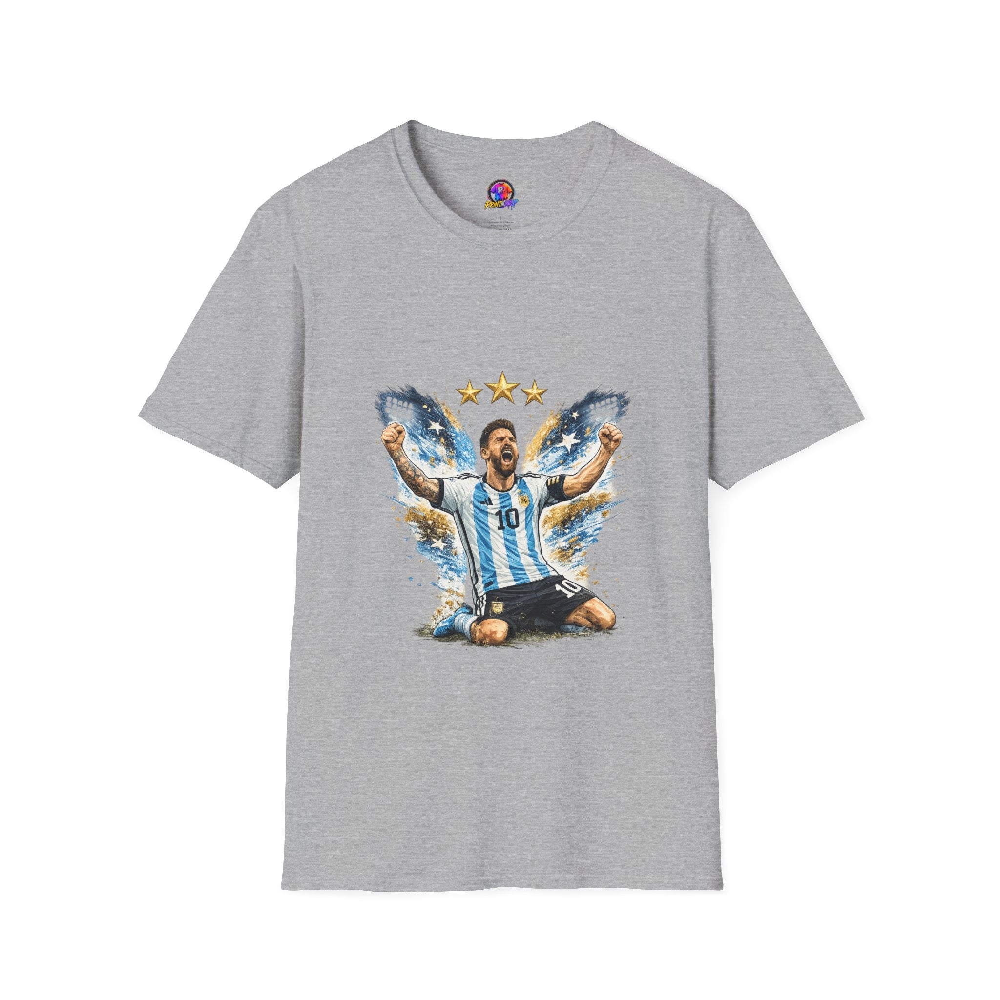 Argentina Soccer Legend Argentina T-Shirt — Celebratory Messi Design