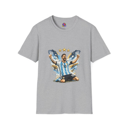 Argentina Soccer Legend Argentina T-Shirt — Celebratory Messi Design