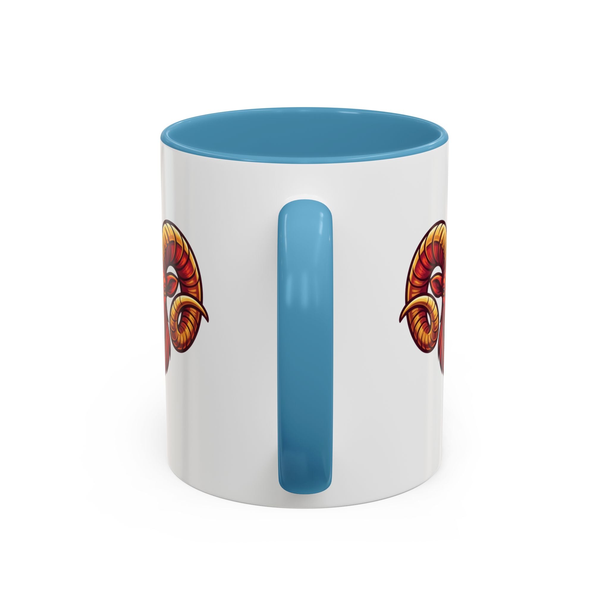 Aries Ram Accent Coffee Mug — Zodiac Goat Horoscope Gift