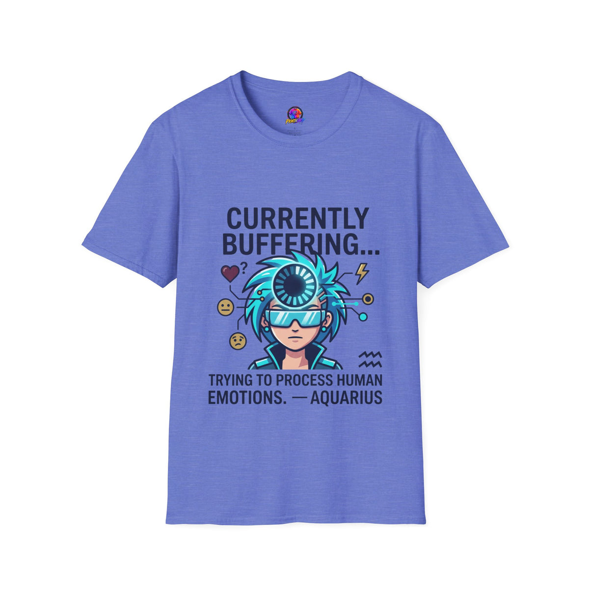 Currently Buffering T-Shirt — Funny Aquarius Zodiac Tee