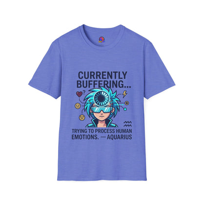 Currently Buffering T-Shirt — Funny Aquarius Zodiac Tee