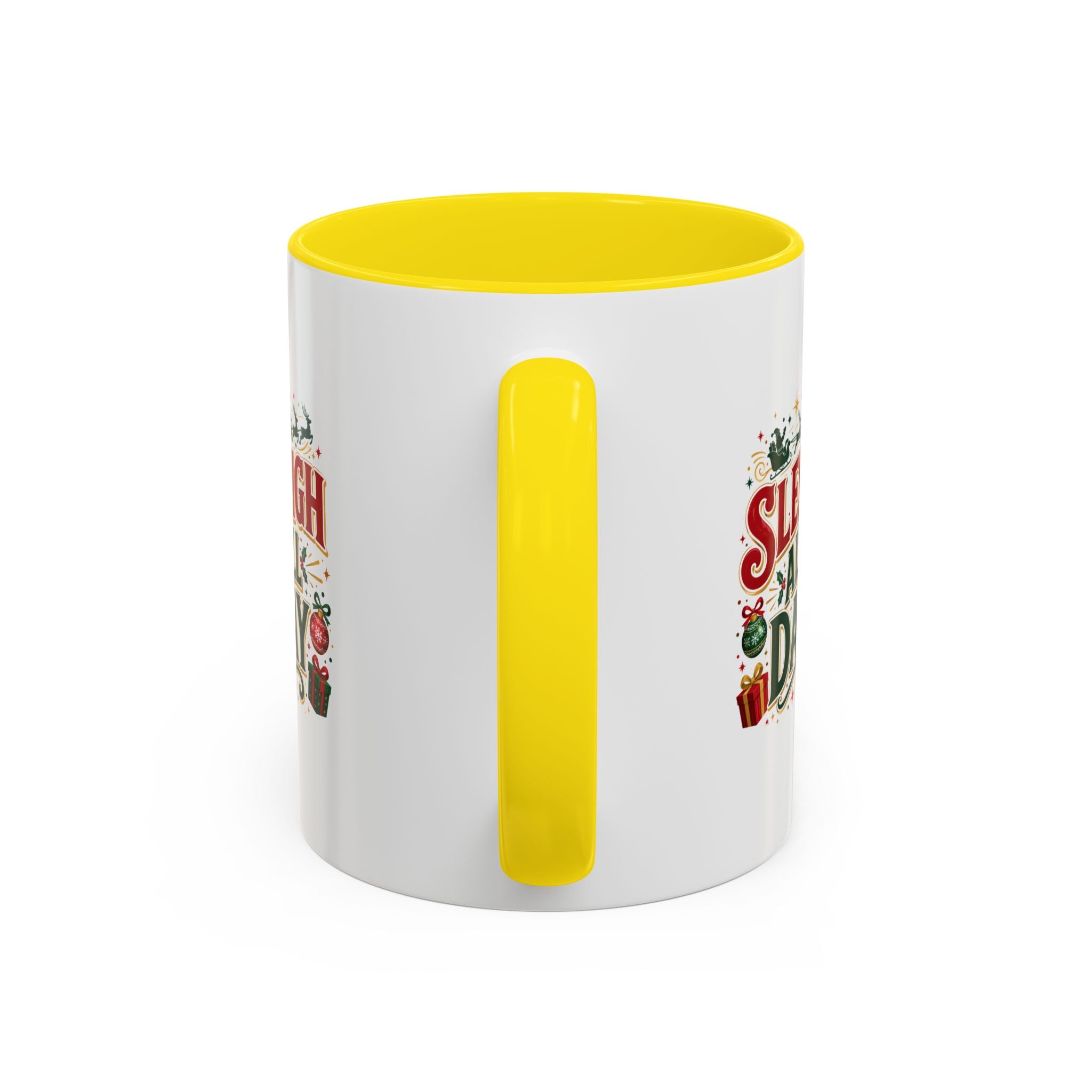 Sleigh All Day Accent Coffee Mug – Holiday Christmas Gift
