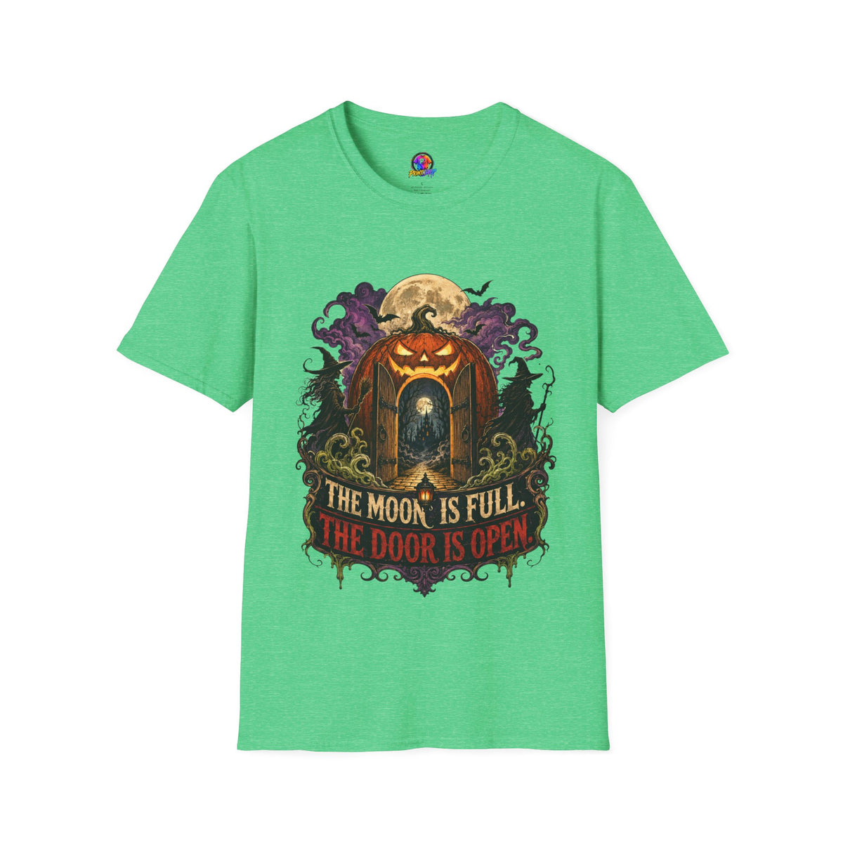 Halloween The Moon Is Full Unisex Softstyle T-Shirt