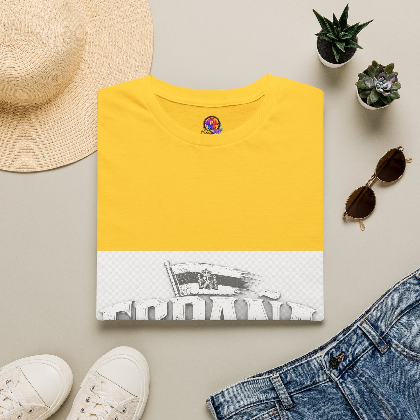 Spain Vintage T-Shirt — Retro Spanish Flag Tee