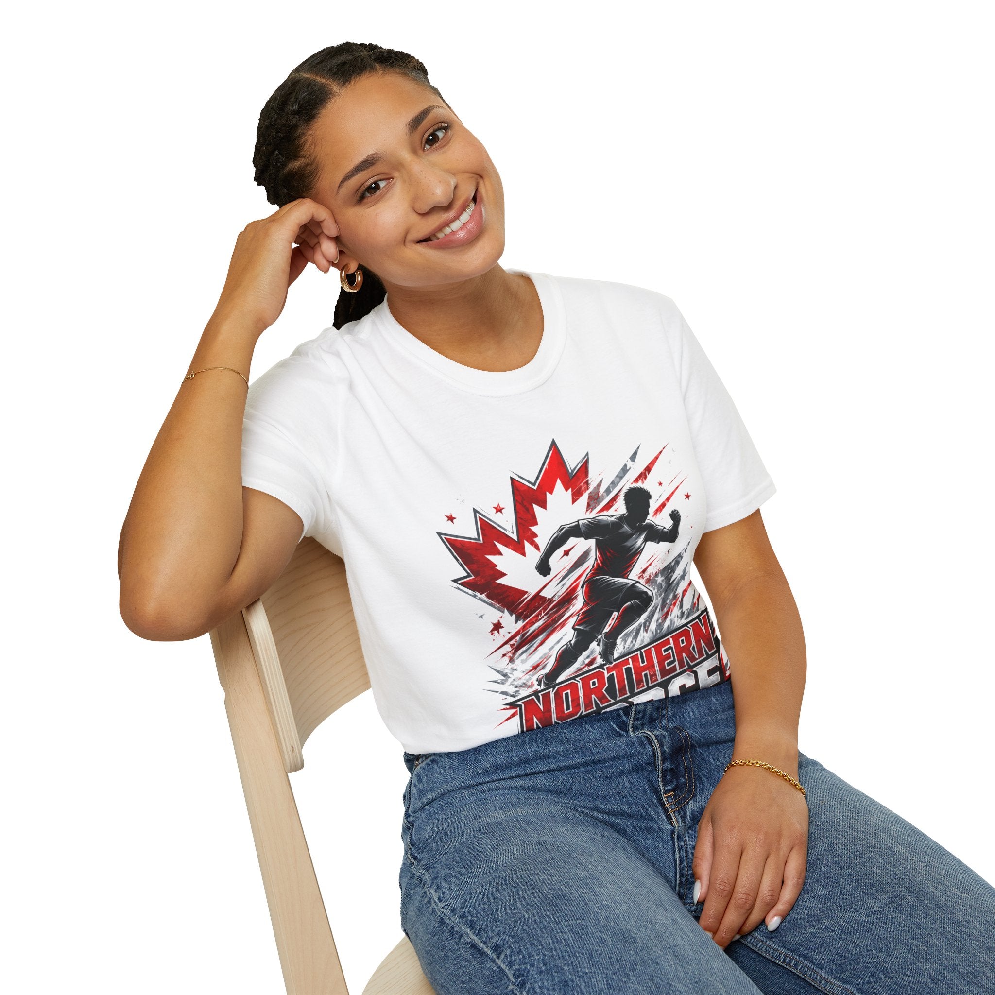 Canada Northern Force Running T‑Shirt — Canada Maple Runner Athletic Tee