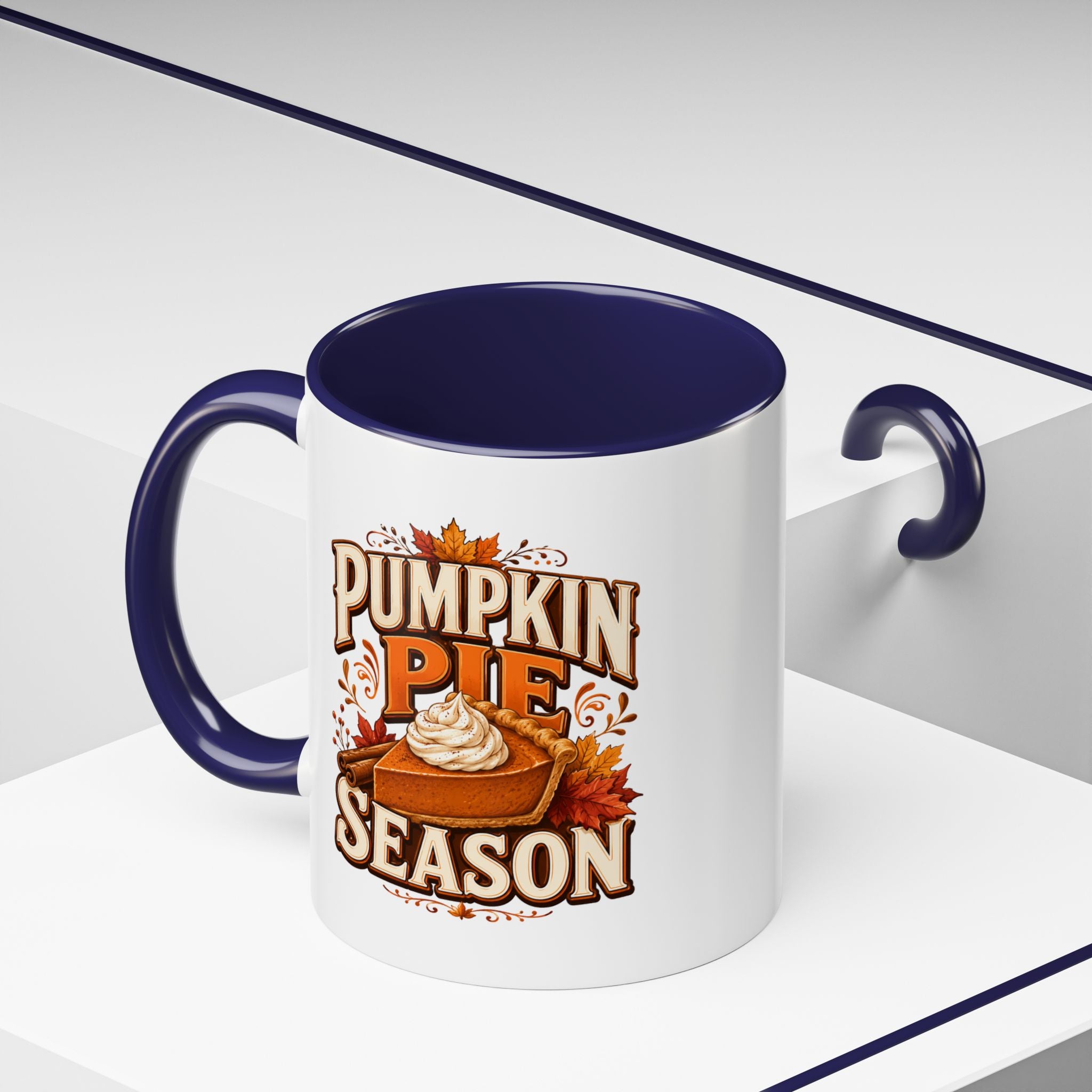 Thanksgiving Mug Pumpkin Pie Season Coffee Mug — Fall Thanksgiving Accent