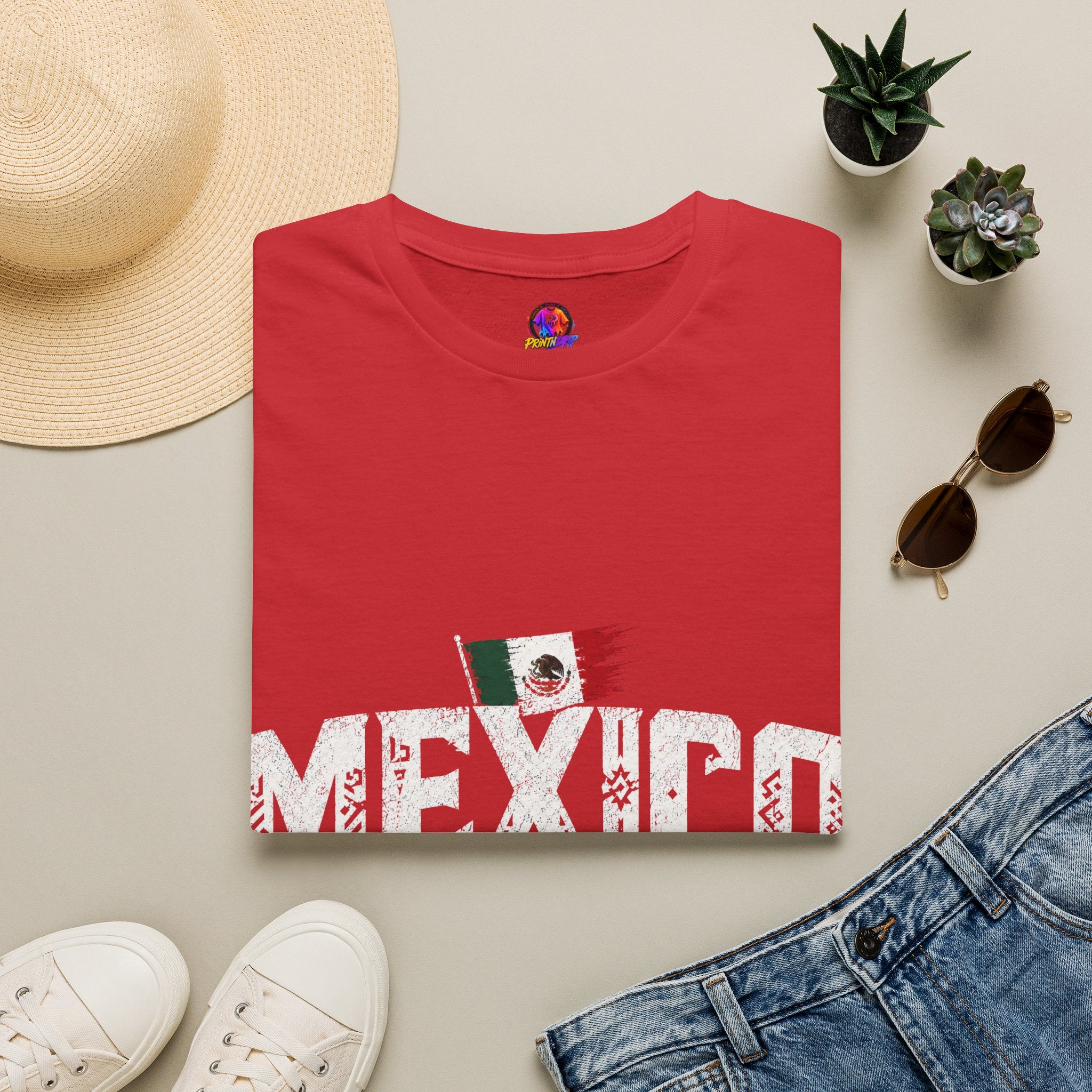 Mexico Vintage Flag T-Shirt
