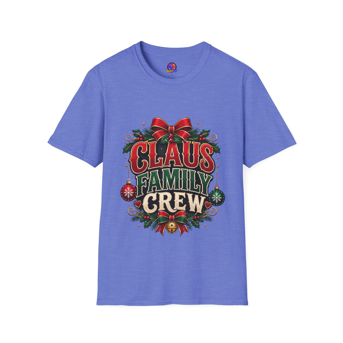 Claus Family Crew T-Shirt — Festive Christmas Holiday Tee