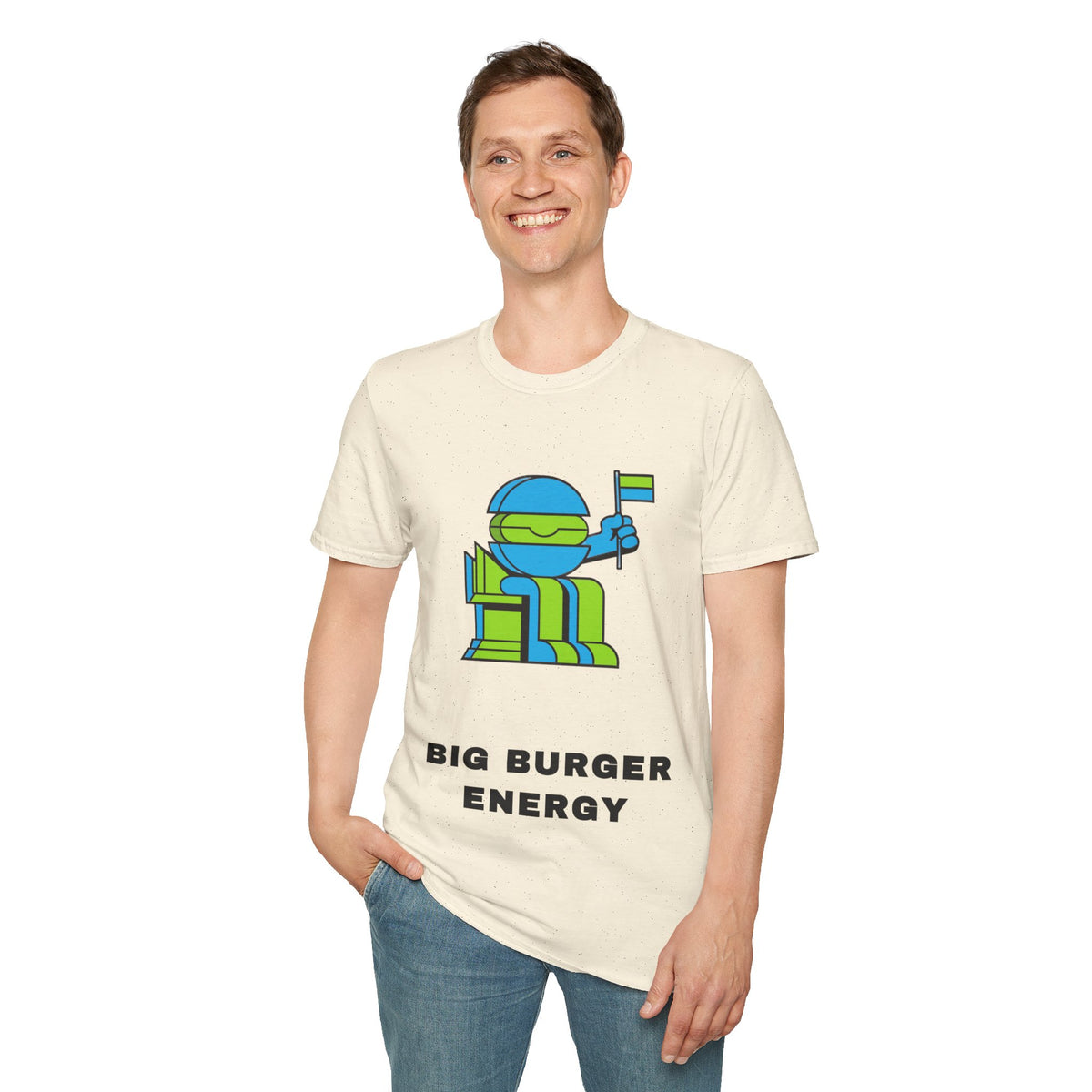 Big Burger Energy T-Shirt — Cute Retro Robot Graphic Tee - Trending Now - September 2026