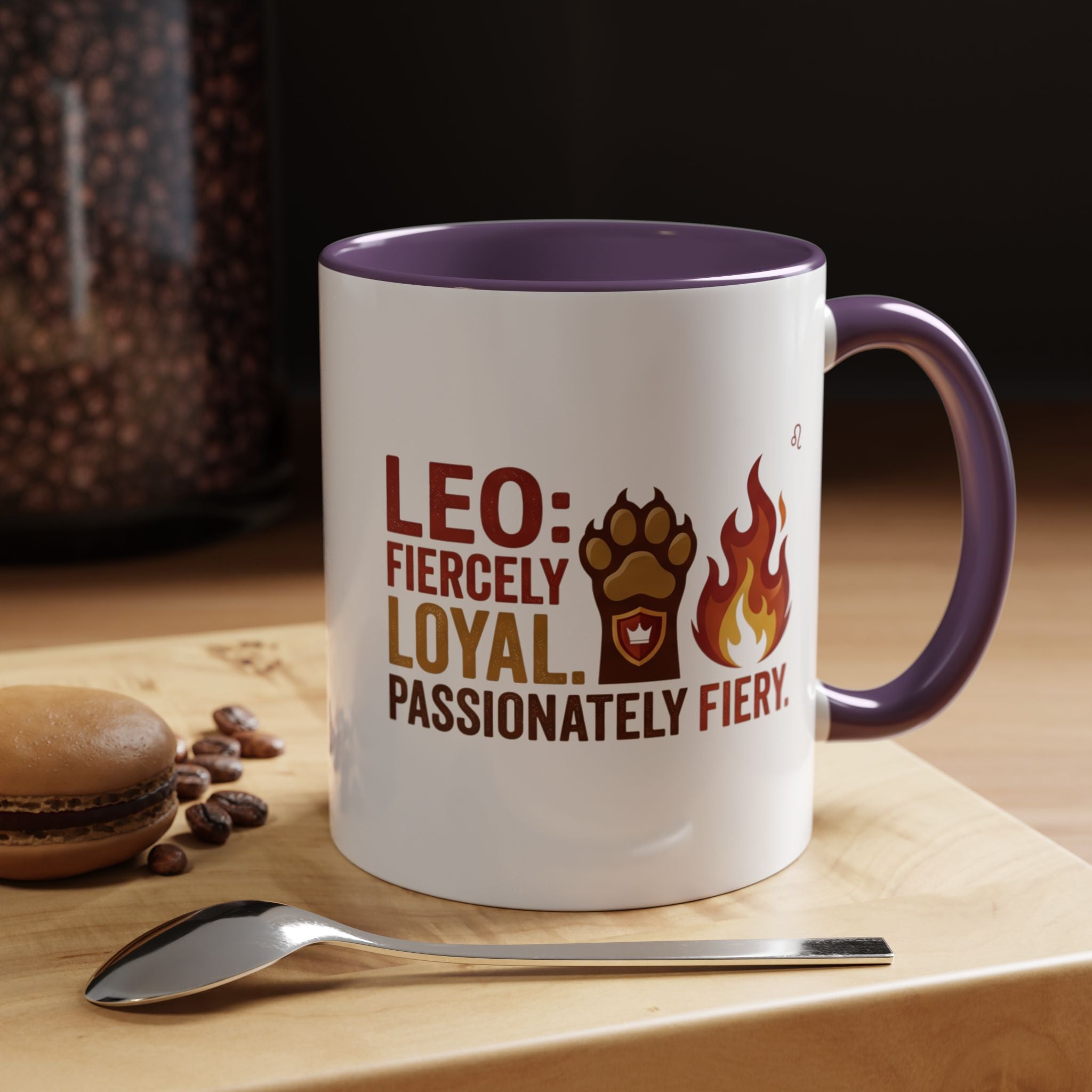 Leo Zodiac Coffee Mug – Fiercely Loyal, Passionately Fiery Accent Mug