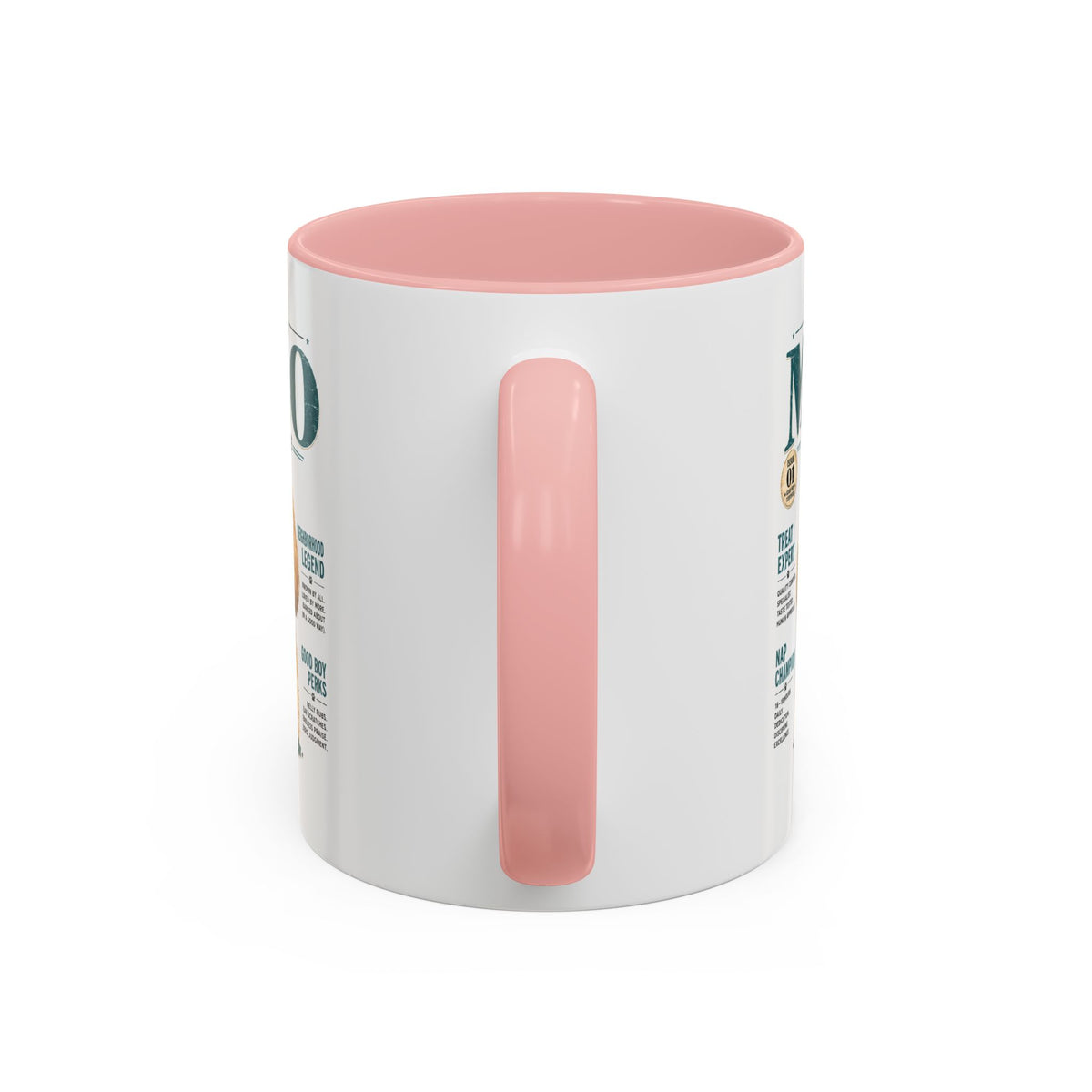 Milo Bailey Dog Dad Mom Milo Magazine-Style Accent Coffee Mug — Cute Dog Portrait