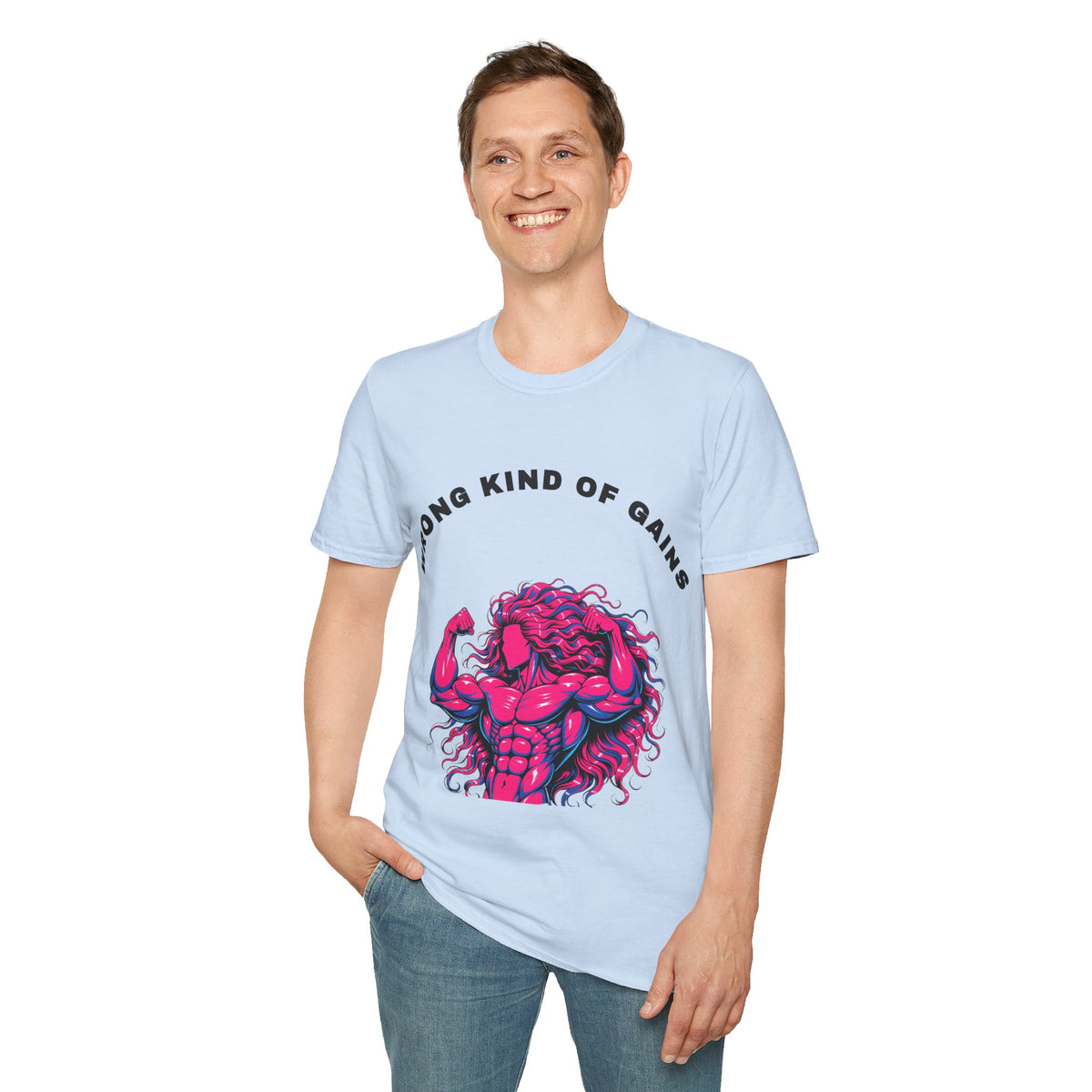 T-Shirt — "Wrong Kind of Gains" Muscle Monster Graphic Tee - Trending Now - September 2026