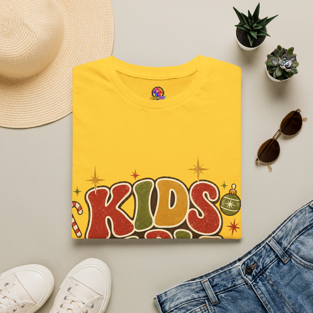 Kids Table Alumni T-Shirt — Retro Holiday Family Dinner Tee