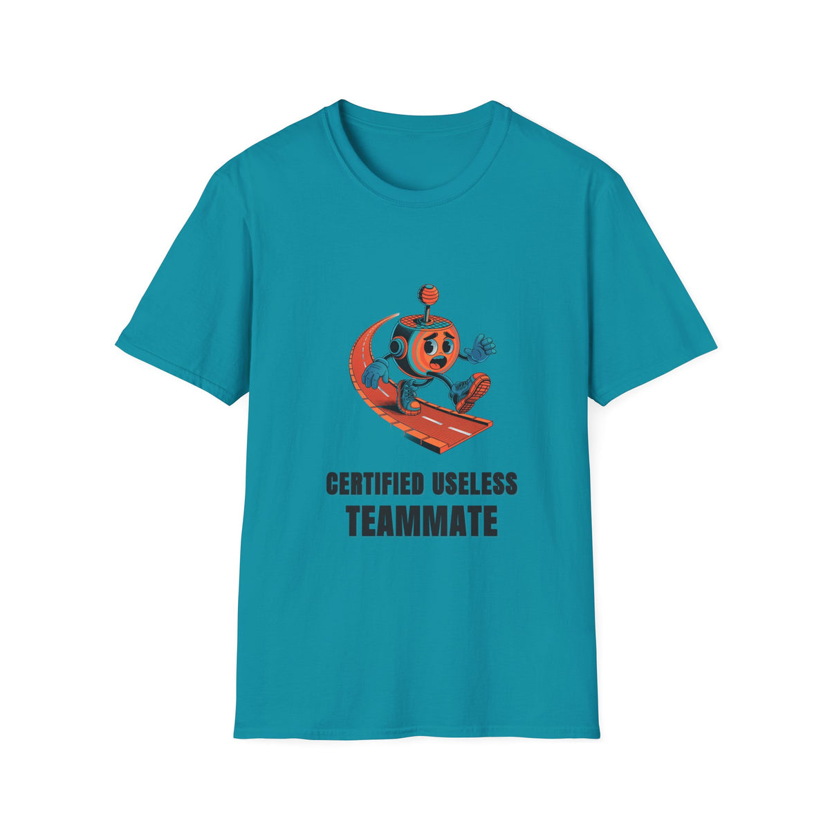 Certified Useless Teammate T-Shirt — Retro Robot Graphic - Trending Now - August 2026