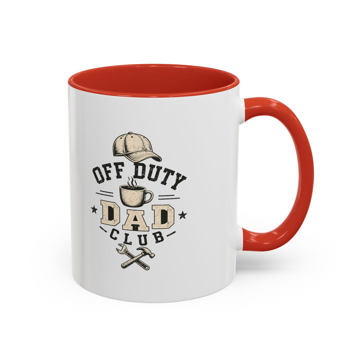 Milo Bailey Dog Dad Mom Off Duty Dad Club Coffee Mug — Funny Father’s Day Accent Mug