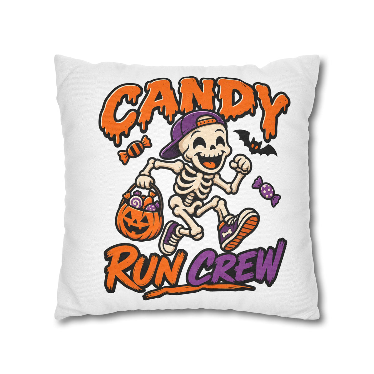 Candy Run Crew Halloween Pillowcase