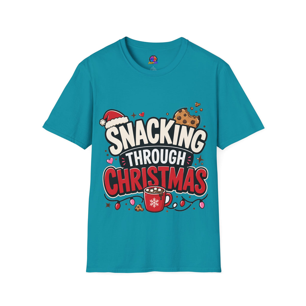 Snacking Through Christmas T-Shirt — Funny Holiday Cookie Tee