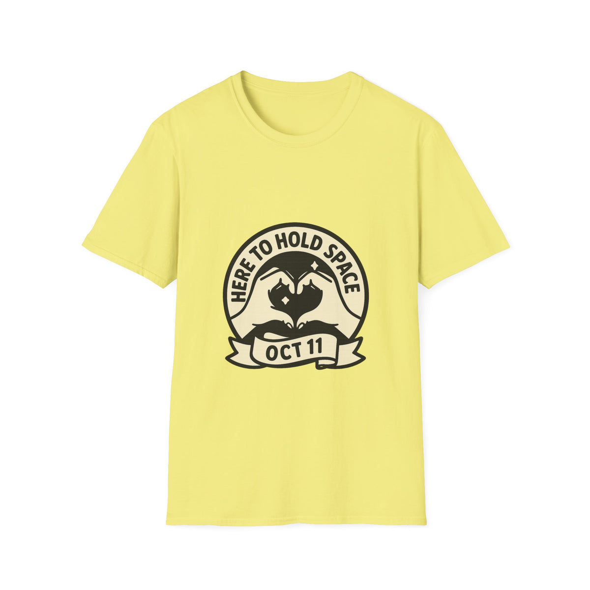Sea Turtle Rescue Badge T-Shirt — "Here to Hold Space" Oct 11 - Trending Now - October 2026