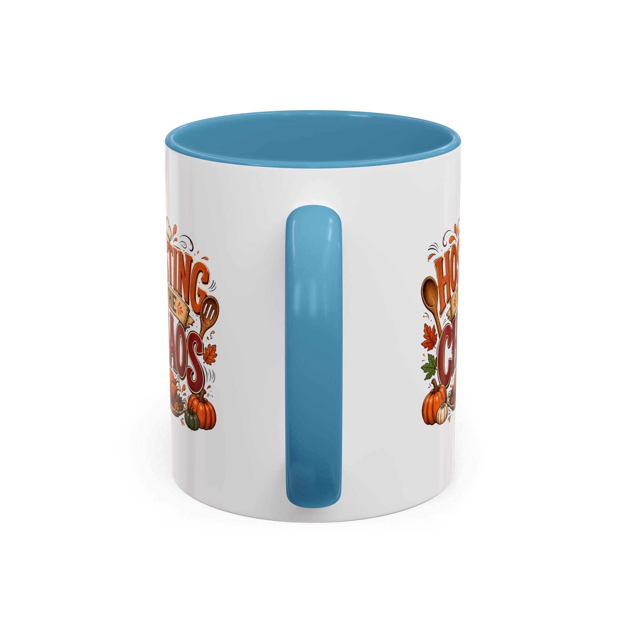 Thanksgiving Mug Hosting the Chaos Accent Coffee Mug — Thanksgiving Pumpkin Fall Kitchen Gift