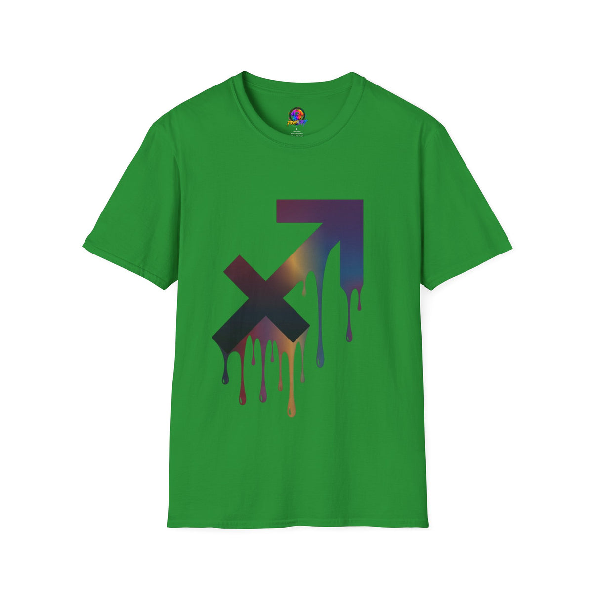 Sagittarius Drip T-Shirt — Gradient Astrological Arrow Tee