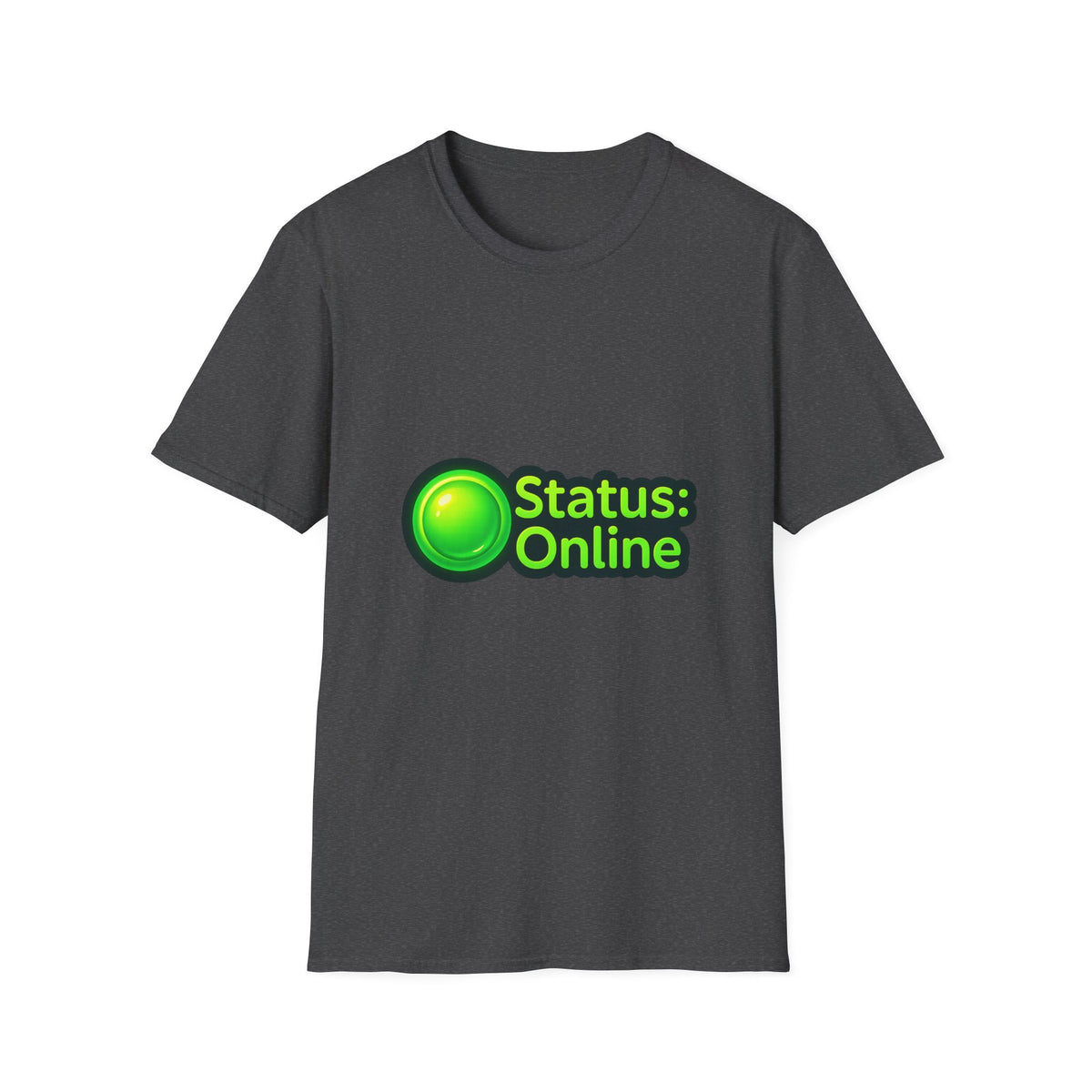 Status Online T-Shirt — Green Online Status Icon Tee - Trending Now - October 2026