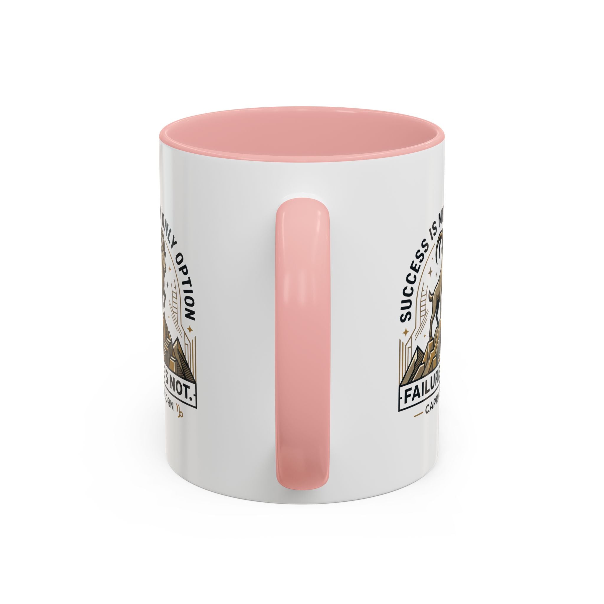 Capricorn Coffee Mug – "Success Is My Only Option, Failure's Not" Zodiac Gift