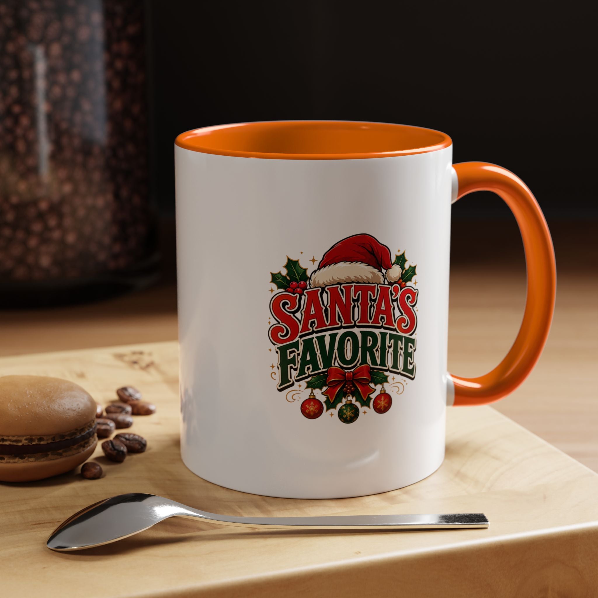 Santa's Favorite Accent Coffee Mug – Festive Holiday Ceramic Gift