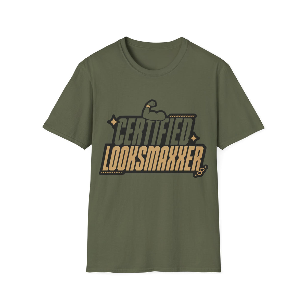 Certified Looksmaxxer T-Shirt — Funny Fitness & Glow-Up Tee - Trending Now - August 2026