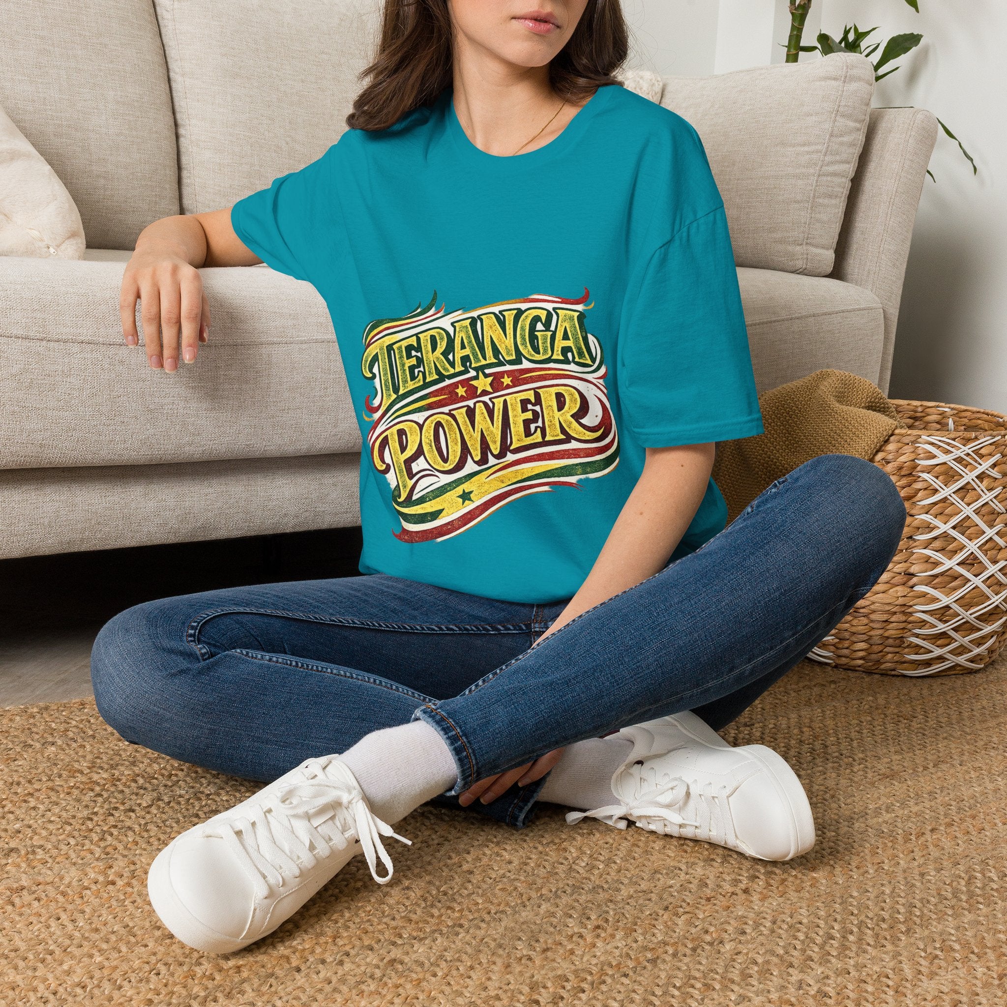 Senegal Teranga Power T-Shirt — Retro Senegal Pride Graphic Tee