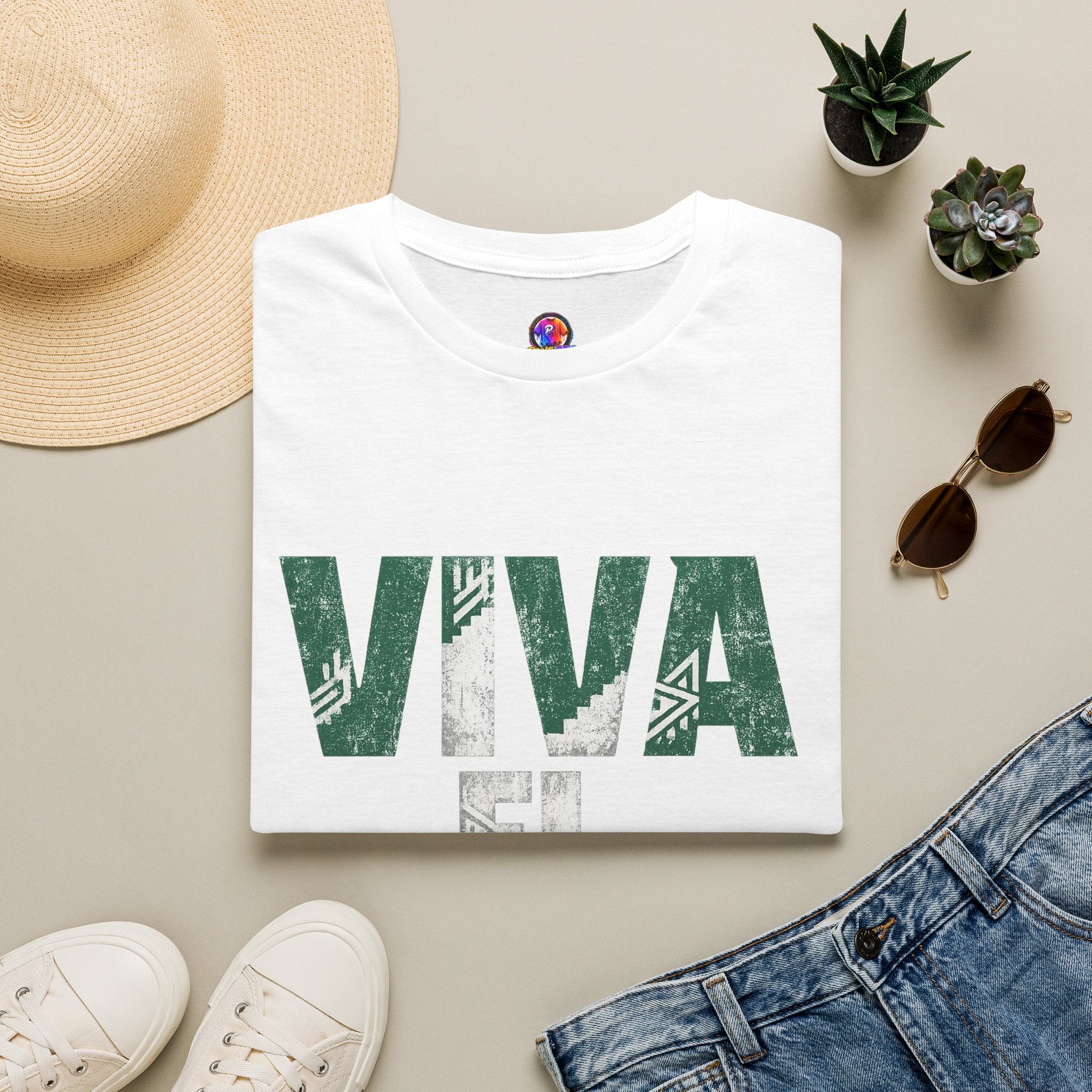 Mexico T-Shirt — "Viva El Fútbol" Mexican Soccer Graphic Tee