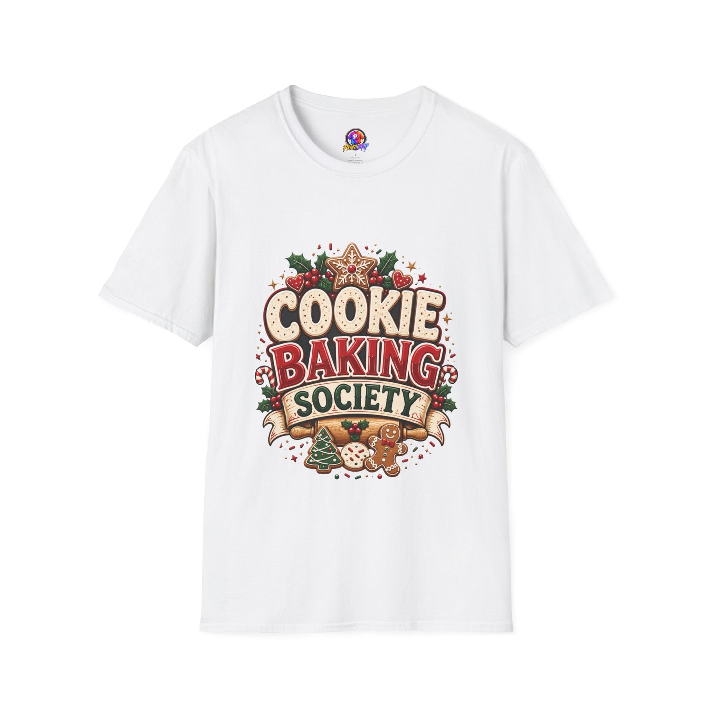 Cookie Baking Society T-Shirt — Holiday Baking Graphic Tee