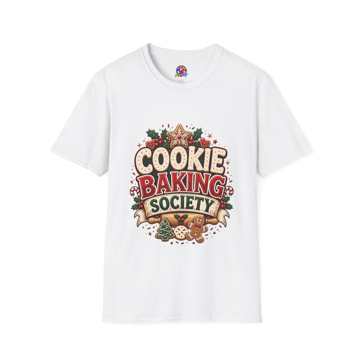 Cookie Baking Society T-Shirt — Holiday Baking Graphic Tee