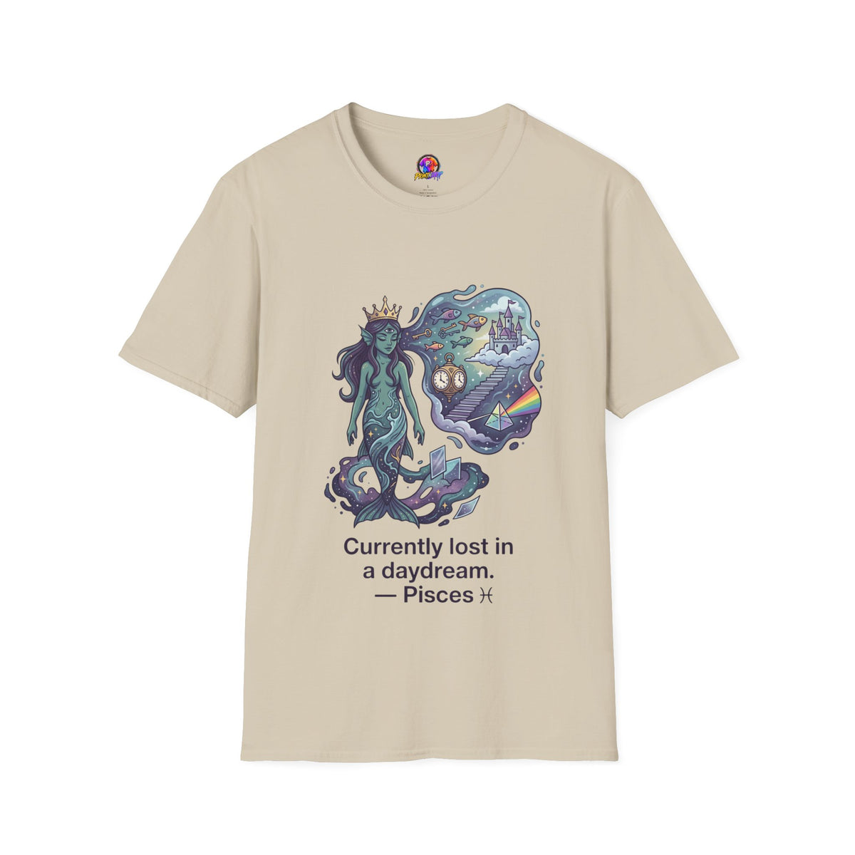 Pisces Daydream T-Shirt — 'Currently Lost in a Daydream' Zodiac Graphic Tee