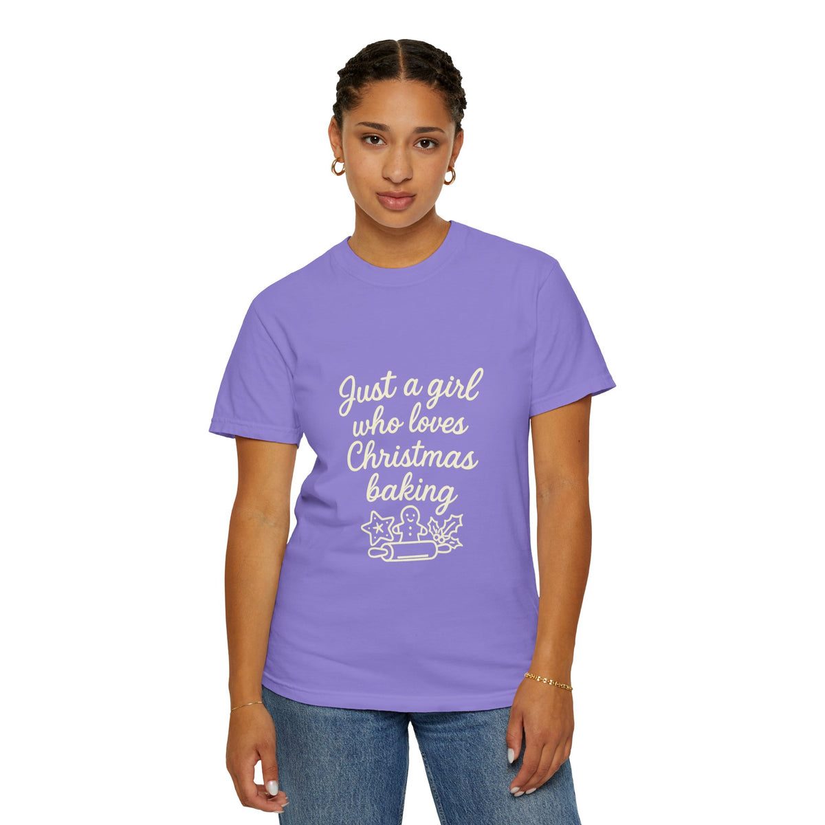 Christmas Baking T-Shirt — "Just a Girl Who Loves Christmas Baking" Holiday Tee- Trending Now - October 2026