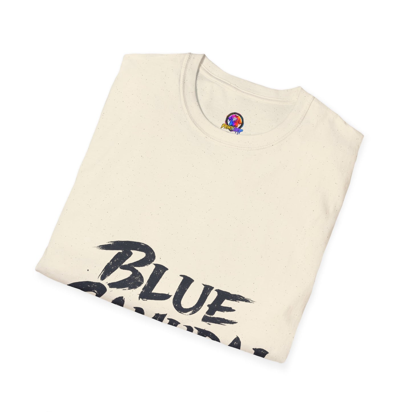 Japan Blue Samurai T-Shirt — Bold Brushstroke Graphic Tee