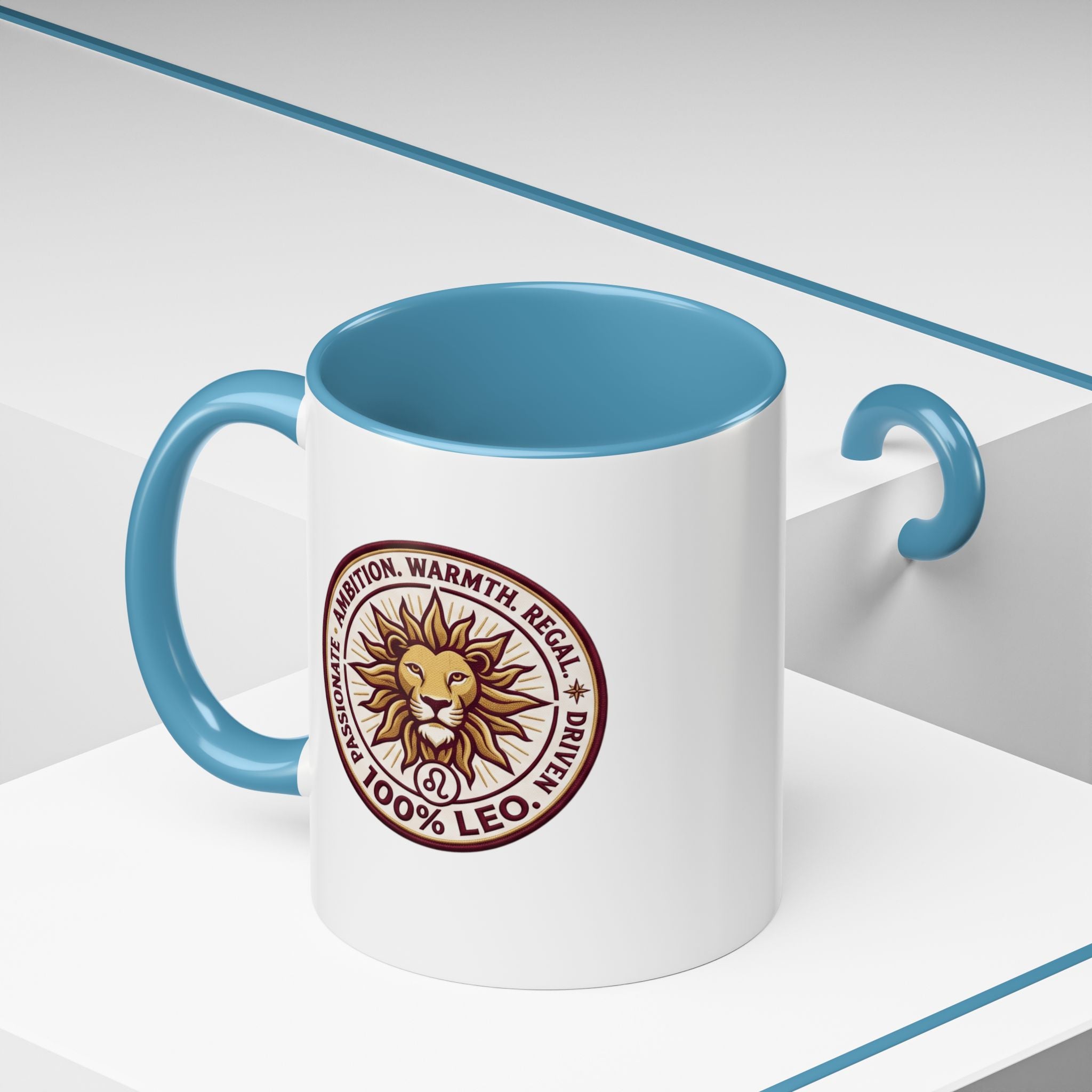 Leo Zodiac Coffee Mug — 100% Leo Lion Horoscope Gift