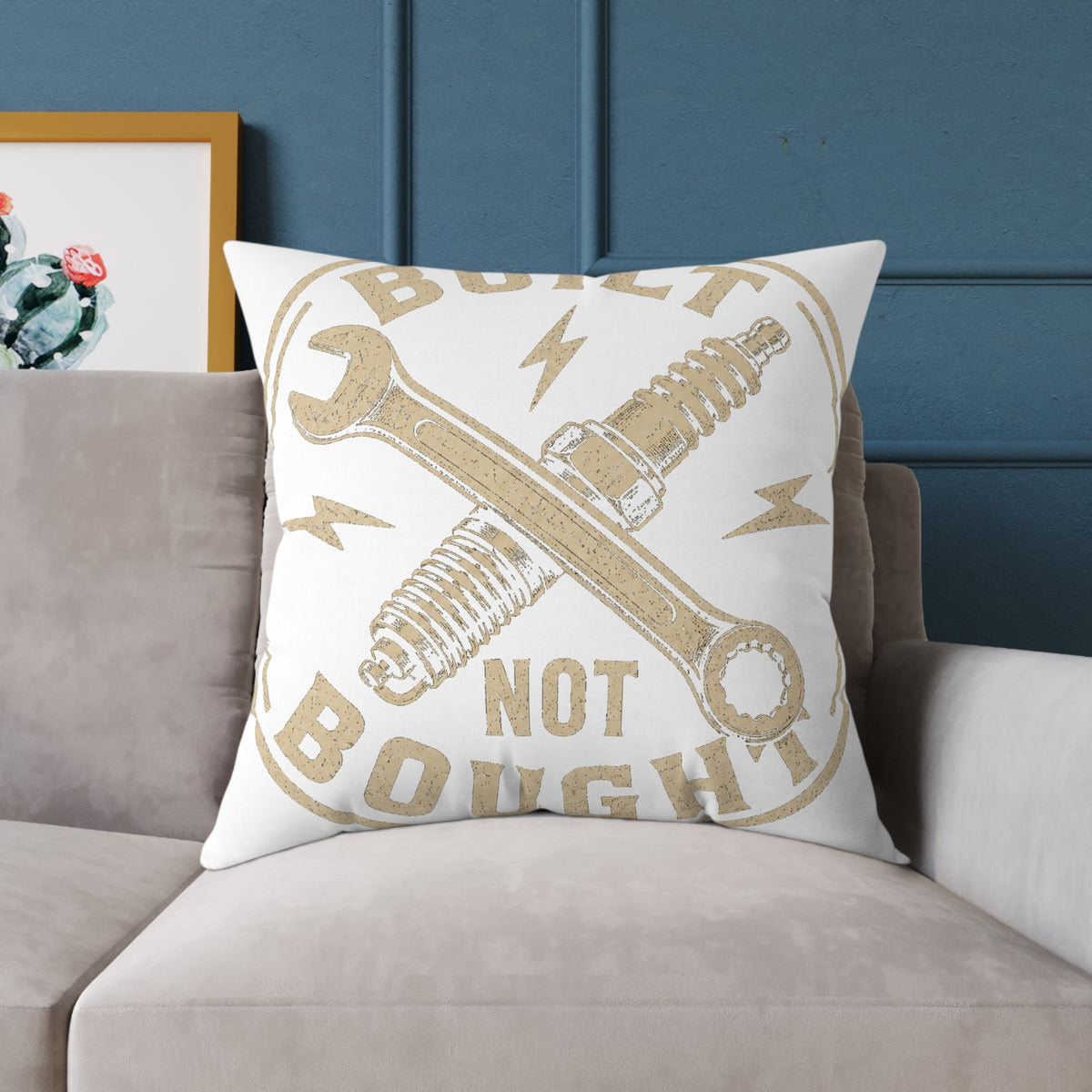 Square Poly Canvas Pillow