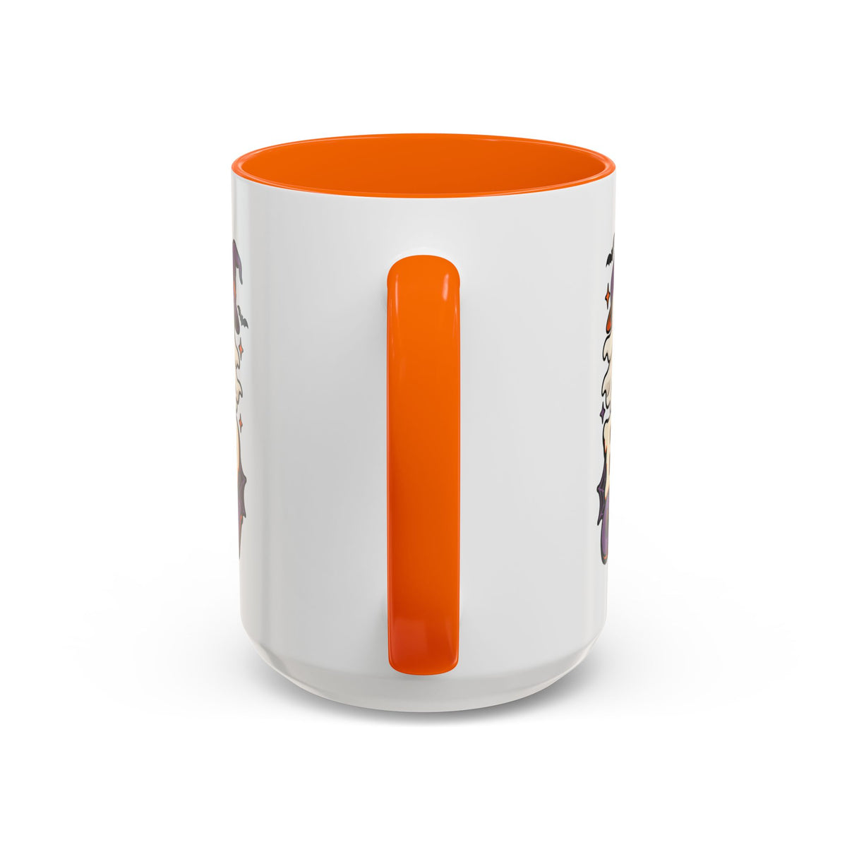 Boo Crew Halloween Accent Coffee Mug — Cute Ghosts & Jack-O'-Lantern Design (11/15 oz)
